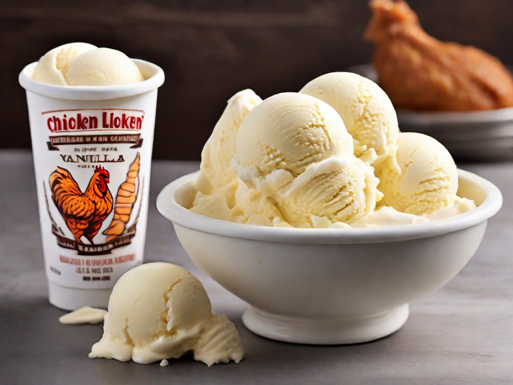 Chicken Licken ice cream menu